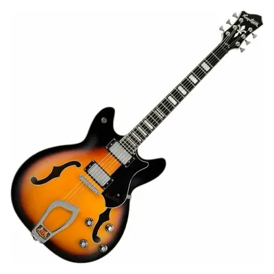 Hagstrom Viking Tobacco Sunburst Semiakustická kytara