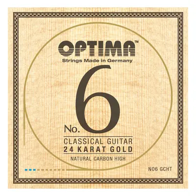 Optima NO6.GCHT No.6 24K Gold High Carbon Nylonové struny pro klasickou kytaru