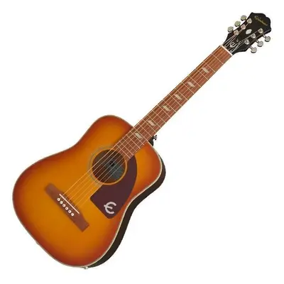 Epiphone Lil' Tex Faded Cherry Sunburst Elektroakustická kytara Dreadnought