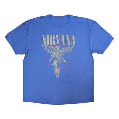 Nirvana Tričko In Utero Unisex Light Blue