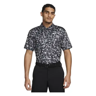 Nike Dri-Fit Tour Confetti Print Mens Light Smoke Grey/White Polo košile