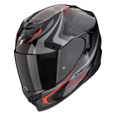 Scorpion EXO EVO AIR TERRA Black/Silver/Red Přilba