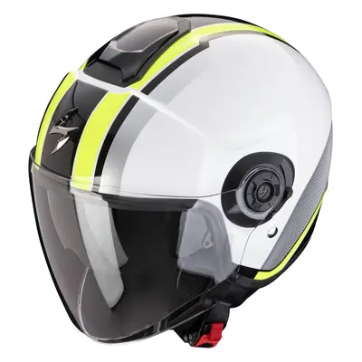 Scorpion EXO-CITY II VEL White/Neon Yellow Přilba