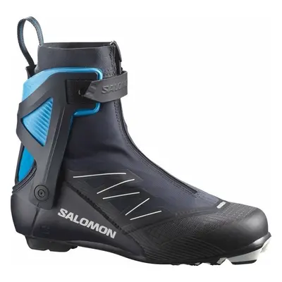 Salomon RS8 Prolink Dark Navy/Black/Process Blue Běžecké lyžařské boty