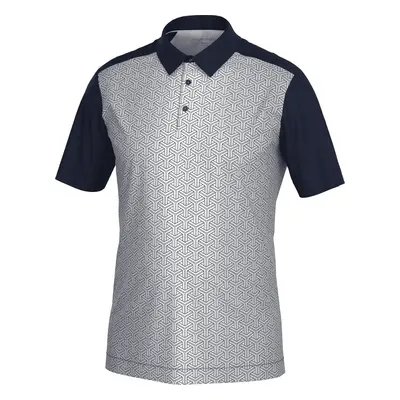 Galvin Green Mile Mens Breathable Short Sleeve Shirt Navy/Cool Grey Polo košile