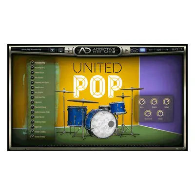 XLN Audio AD2: United Pop (Digitální produkt)