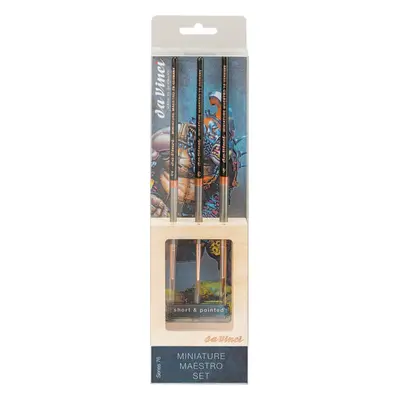 Da Vinci Miniature Maestro Set Sada kulatých štětců ks