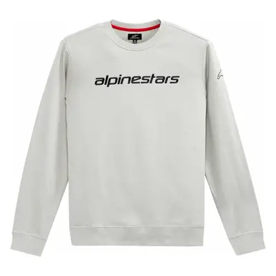 Alpinestars Linear Crew Fleece Silver/Black Mikina