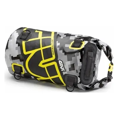 Givi EA114CM Waterproof Cylinder Seat Bag 30L Camo/Grey/Yellow Taška