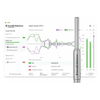 Sonarworks SoundID Reference for Speakers & Headphones with Measurement Microphone Měřicí mikrof