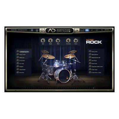 XLN Audio AD2: Studio Rock (Digitální produkt)