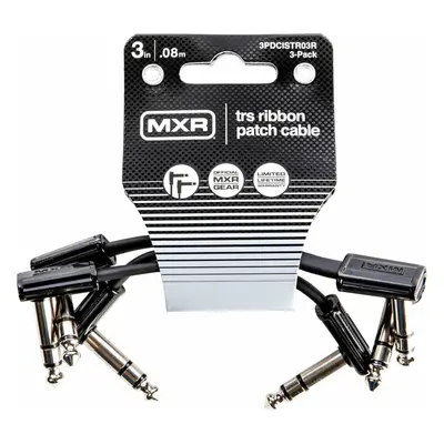 Dunlop MXR DCISTR03R Ribbon TRS Cable Pack cm Lomený - Lomený Patch kabel