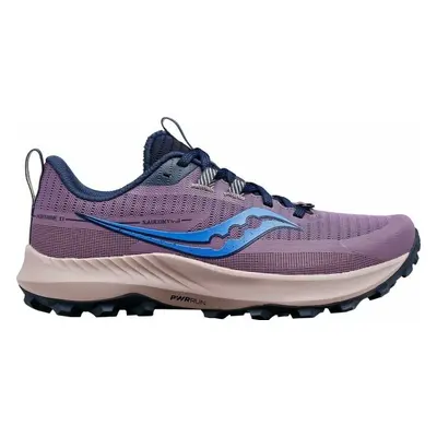 Saucony Peregrine Womens Haze/Night Trailová běžecká obuv