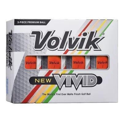 Volvik Vivid Orange Golfové míčky