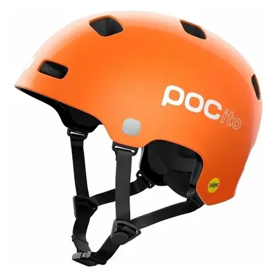 POC POCito Crane MIPS Fluorescent Orange Dětská cyklistická helma