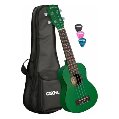 Cascha HH 2265L Green Sopránové ukulele