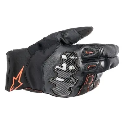 Alpinestars SMX-1 Drystar Gloves Black/Red Fluo Rukavice