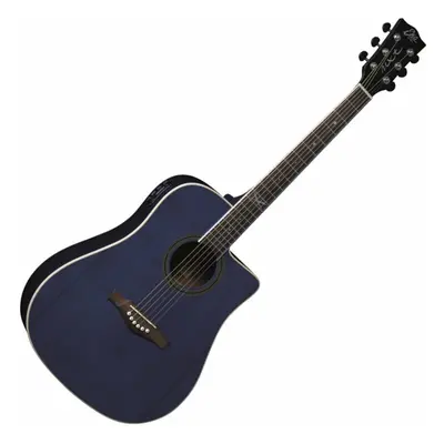 Eko guitars NXT D100ce Blue Elektroakustická kytara Dreadnought