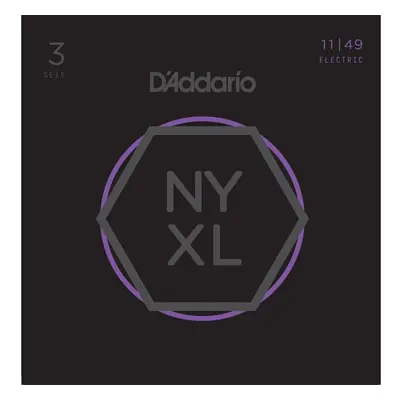 D'Addario NYXL1149-3P Struny pro elektrickou kytaru