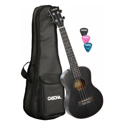 Cascha HH 2305L Black Tenorové ukulele