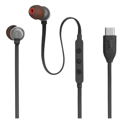 JBL TUNE USB-C Black Sluchátka do uší