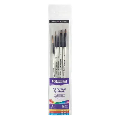 Daler Rowney Graduate Multi-Technique Brush Synthetic Sada štětců ks