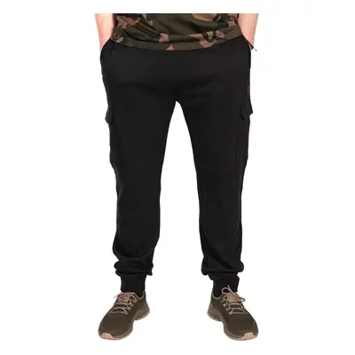 Fox Fishing Kalhoty LW Black/Camo Combat Joggers