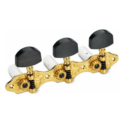 Schaller HGO Baseplate L Gold Ladící mechanika pro kytaru