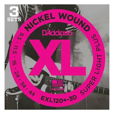 D'Addario EXL120+-3D Struny pro elektrickou kytaru