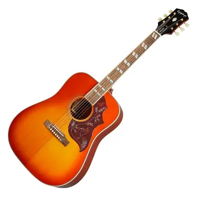 Epiphone Masterbilt Hummingbird Aged Cherry Sunburst Elektroakustická kytara Dreadnought