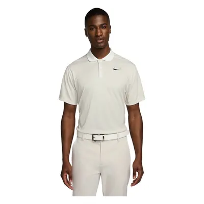 Nike Dri-Fit Victory+ Mens Light Bone/Summit White/Black Polo košile