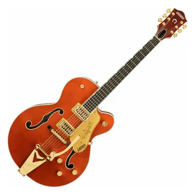 Gretsch G6120TG Players Edition Nashville Orange Satin Semiakustická kytara