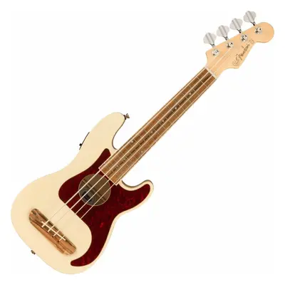 Fender Fullerton Precision Bass Uke Olympic White Basové ukulele