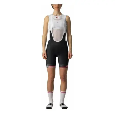 Castelli Giro Velocissima Bibshort Nero/Rosa Giro Cyklo-kalhoty