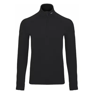 Kjus Mens Trace Midlayer Half Zip Black Svetr