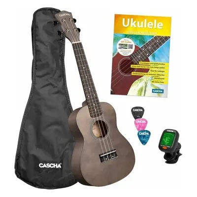 Cascha CUC101S Black Koncertní ukulele