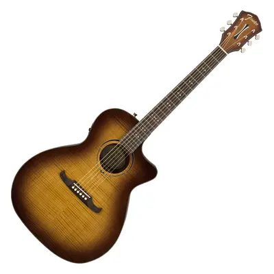 Fender FA-345CE Auditorium 3-Tone Tea Burst Elektroakustická kytara Jumbo