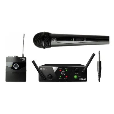 AKG WMS40 Mini2 Vocal/Instrumental Dual Bezdrátový systém US25A: 537.500MHz + US25C: 539.300MHz