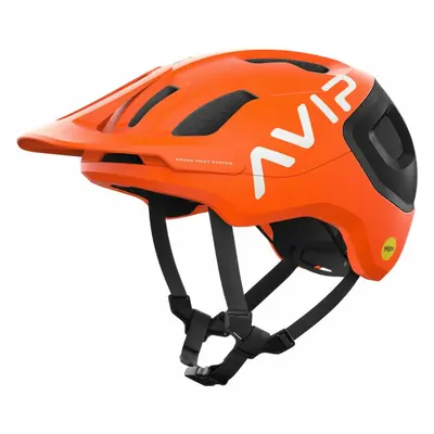 POC Axion Race MIPS Fluorescent Orange AVIP/Uranium Black Matt Cyklistická helma