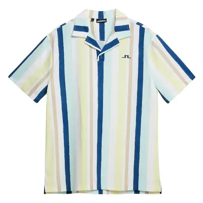 J.Lindeberg Resort Shirt Print Wax Yellow Polo košile