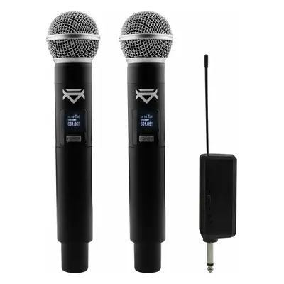 Veles-X Dual Wireless Handheld Microphone Party Karaoke System with Receiver Bezdrátový set - MH