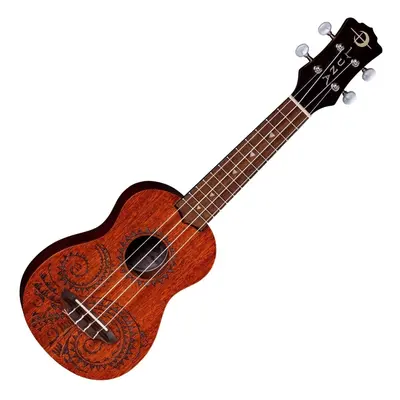 Luna Tattoo Mahogany Sopránové ukulele