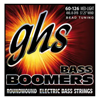 GHS 3045-4-ML-B-DYB Boomers Struny pro baskytaru