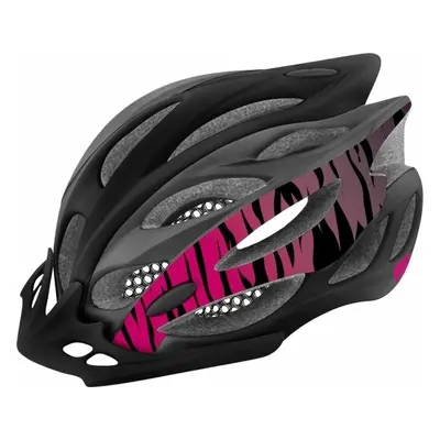 R2 Wind Helmet Black/Gray/Pink Cyklistická helma