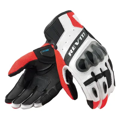 Rev'it! Gloves Ritmo Black/Neon Red Rukavice