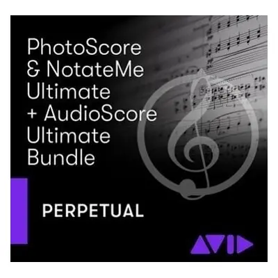 AVID Photoscore + NotateMe & Ultimate + AudioScore Ultimate (Digitální produkt)