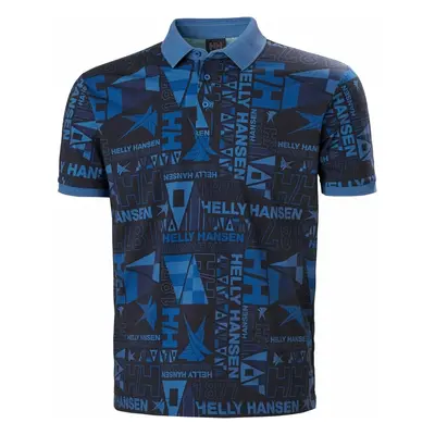 Helly Hansen Men's Newport Polo Tričko Ocean Burgee Aop