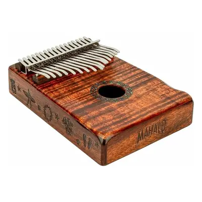 Mahalo MKA17KA Photo Flame Koa Kalimba