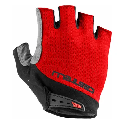 Castelli Entrata V Glove Red Cyklistické rukavice