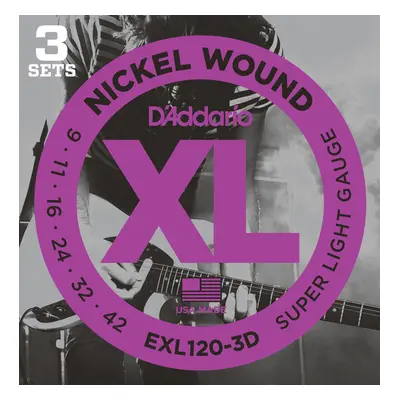 D'Addario EXL120-3D Struny pro elektrickou kytaru